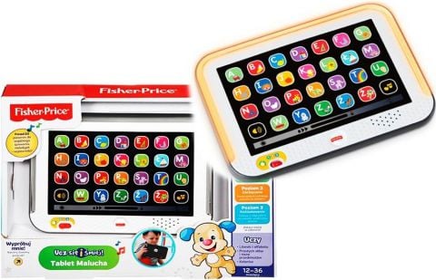 Tableta Fisher Price pentru copii mici (DHN29), Limba polona