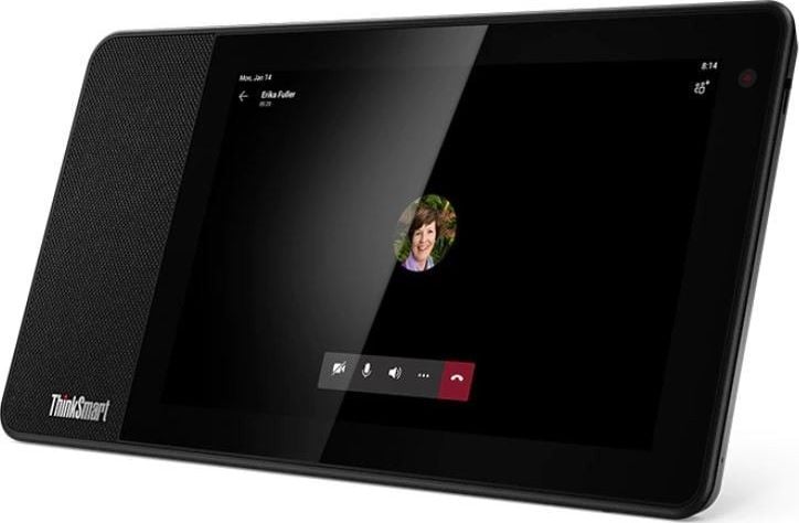 Tableta Lenovo ThinkSmart View, 8` HD IPS, 10-point Multi-touch, Qualcomm Snapdragon 624 (8C, 8x A53, 1.8GHz), 2GB LPDDR3, 8GB eMMC, Wi-Fi, negru