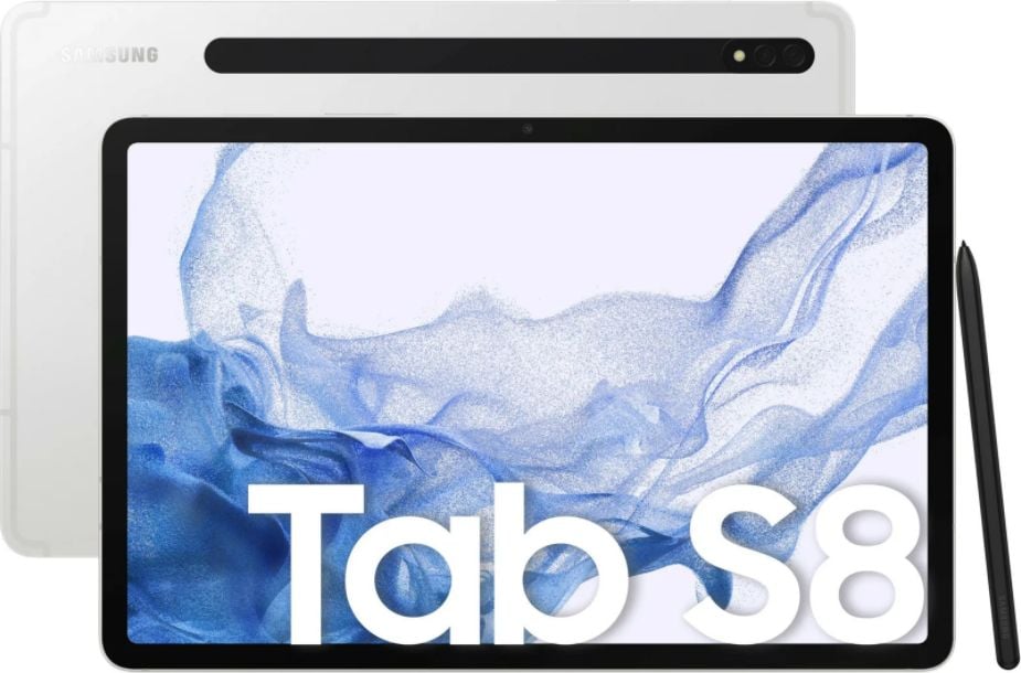 Tableta Samsung Galaxy Tab S8, Octa-Core, 11'', 8GB, 128GB, 5G, SILVER