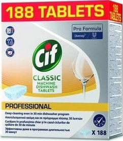 Tablete detergent pentru masina de spalat vase Cif Professional, 188 bucati
