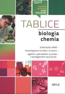 Tabele: biologie + chimie