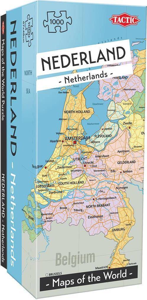 Puzzle tactic 1000 de hărți ale lumii: Țările de Jos