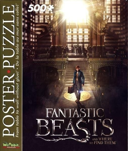 Puzzle Wrebbit - Poster Fantastic Beasts - Macusa, 500 piese (57049)