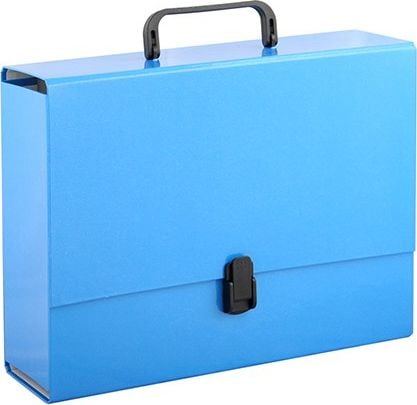 Tadeo Trading Folder cu maner PENMATE A4 10cm albastru pastel Tadeo Trading TARGI
