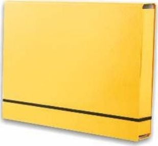 Plicuri - Dosar Tadeo Trading A4 PENMATE Lux cu bandă elastică - galben pastel Târguri Tadeo Trading