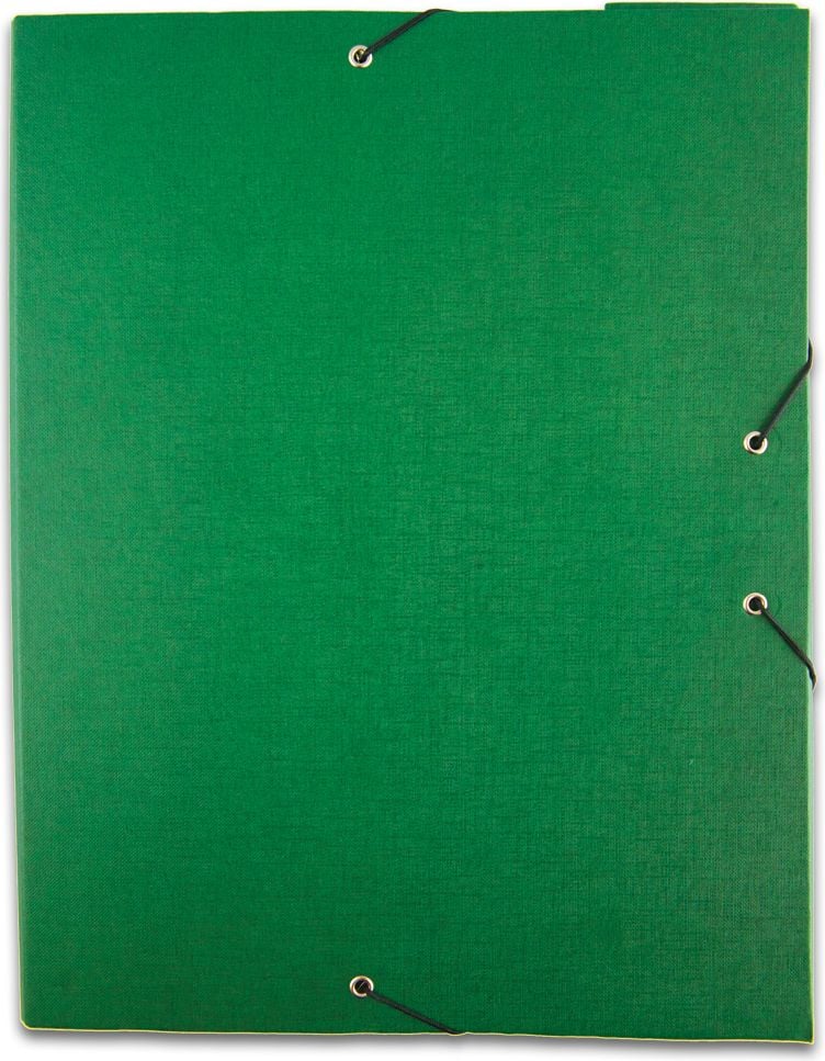 Dosar Tadeo Trading School A4 Euro-Mat cu bandă elastică verde TT5462