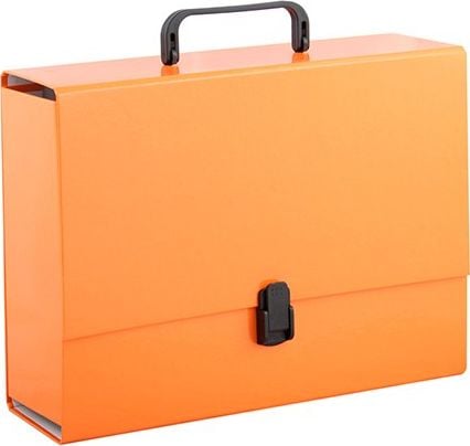Tadeo Trading Folder cu maner PENMATE A4 10cm portocaliu pastel Tadeo Trading TARGI