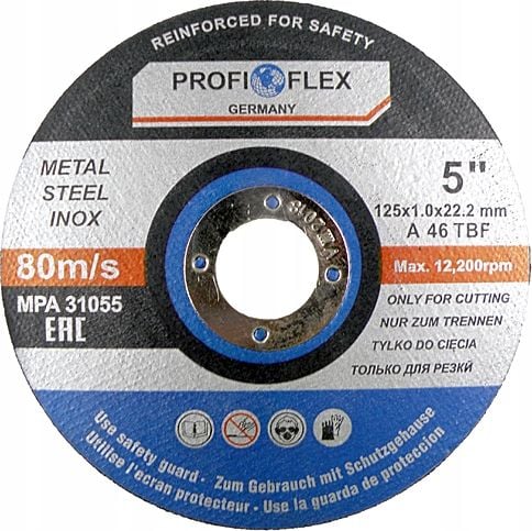 TĂIEREA placă de oțel M.DO 125 * 1.0mm PROFI EX10185