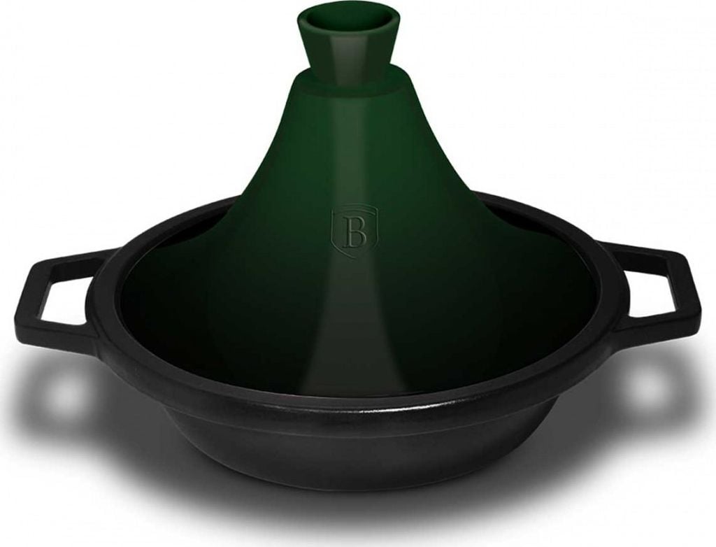 Tajine din fonta Berlinger Haus, Strong Mold Emerald Bh-1990, 22 cm, 2L, Verde