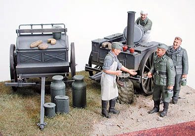 Tamiya German Field Kitchen Scenery - 35247