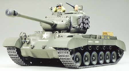 Tamiya (modelauto) TAMIYA USA Med Tank M26 Pershing - 35254 este in limba romana si se traduce prin Tamiya (autovehicul în miniatură) US Mediu Tank M26 Pershing - 35254. Aceasta este o varianta populara de autovehicul care renunta la turele de tanc p
