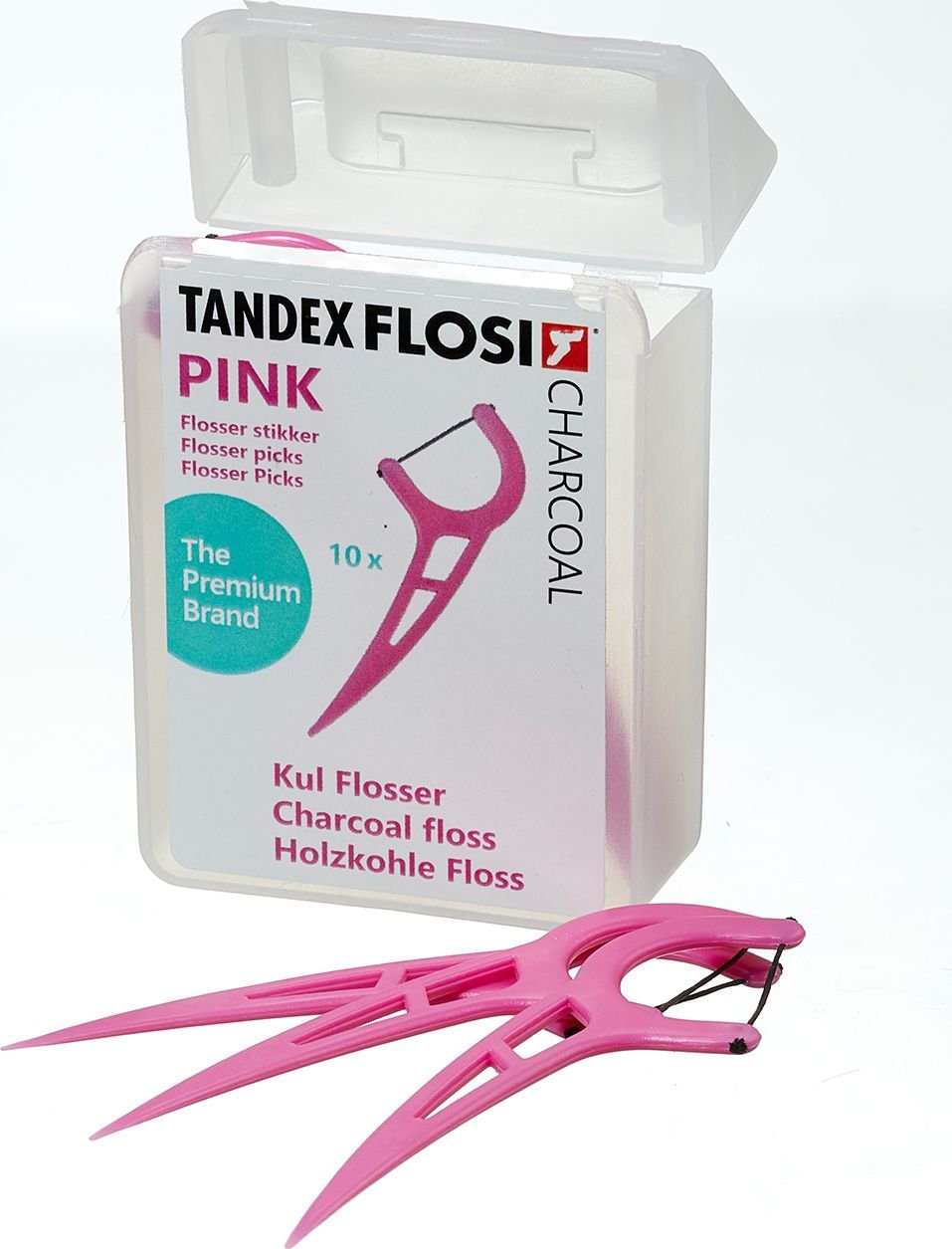 Tandex Floser cu fir de carbon roz (10 buc.)