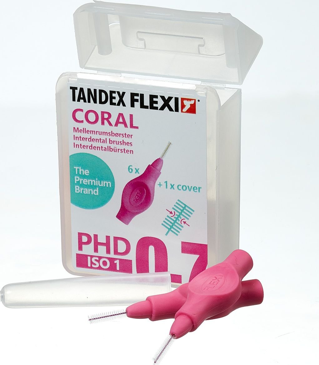 Tandex Tandex (6 buc.) de perii Flexi Micro Fine Coral (roz))