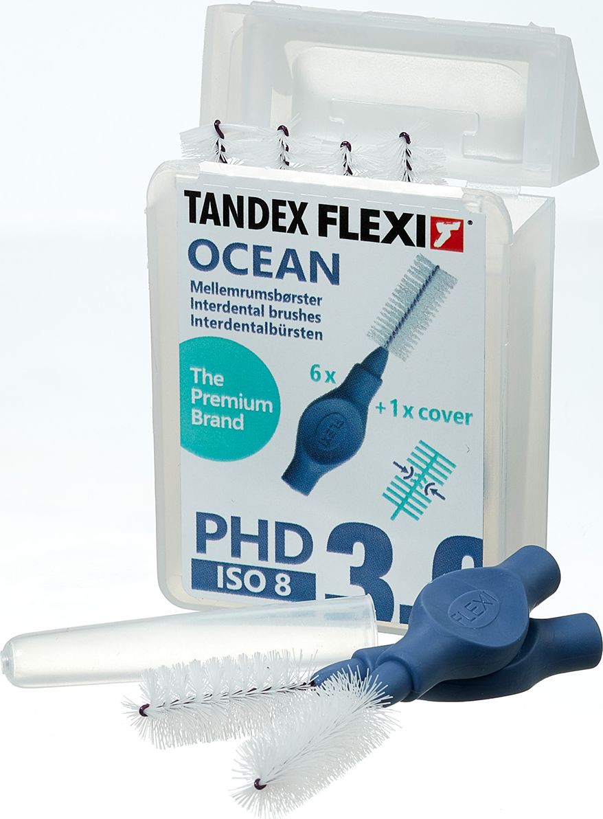 Tandex Tandex (6 buc) periuțe de dinți Flexi Medium OCEAN 3.0 (groase)