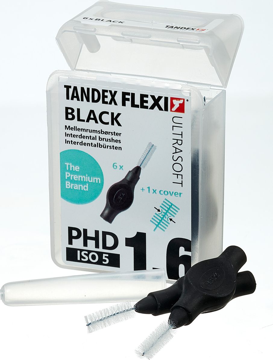 Tandex Tandex (pachet de 6) Flexi Ultra Soft Black 5,00 mm Mediu