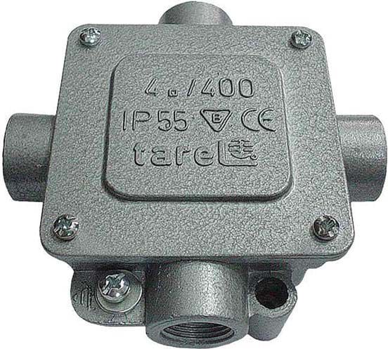 Ramură de metal 5 x 4/3 x IP55 P13,5 (015)