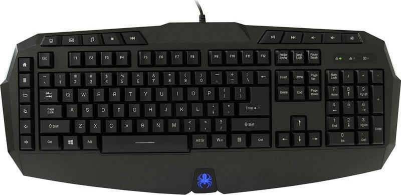 Tastatură cu fir LC-Power Aranea Negru Marea Britanie (LC-KEY-6B-US)