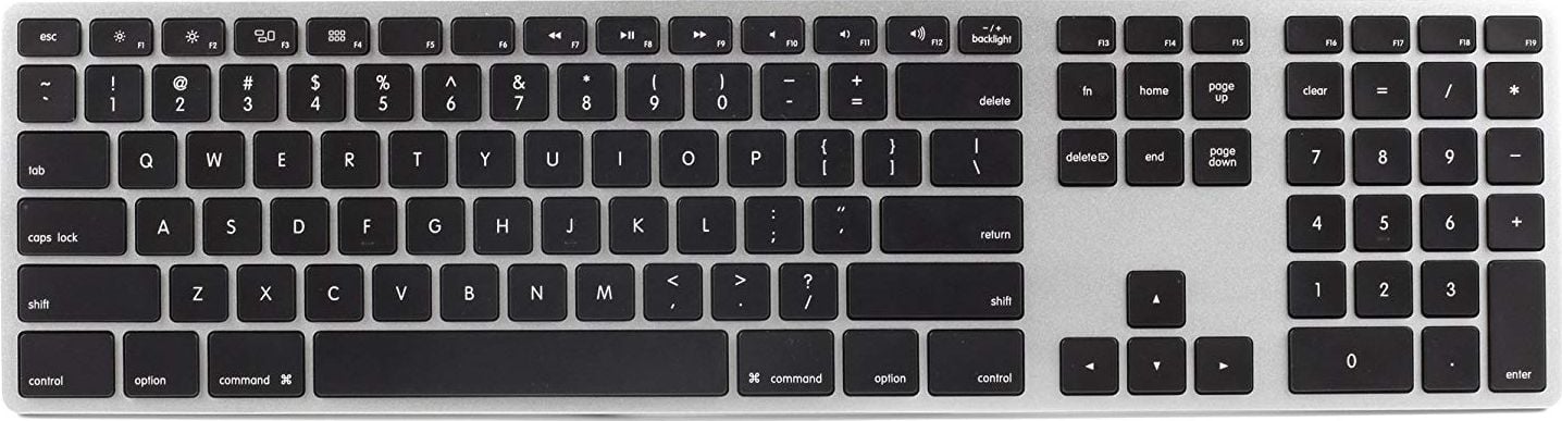 Tastatură fără fir Matias FK416BT Negru Grafit SUA (FK416BT-UK)
