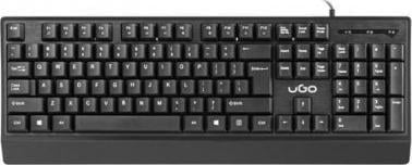 Tastatură uGo ASKJA K200 cu fir negru Marea Britanie (UKL-1827)