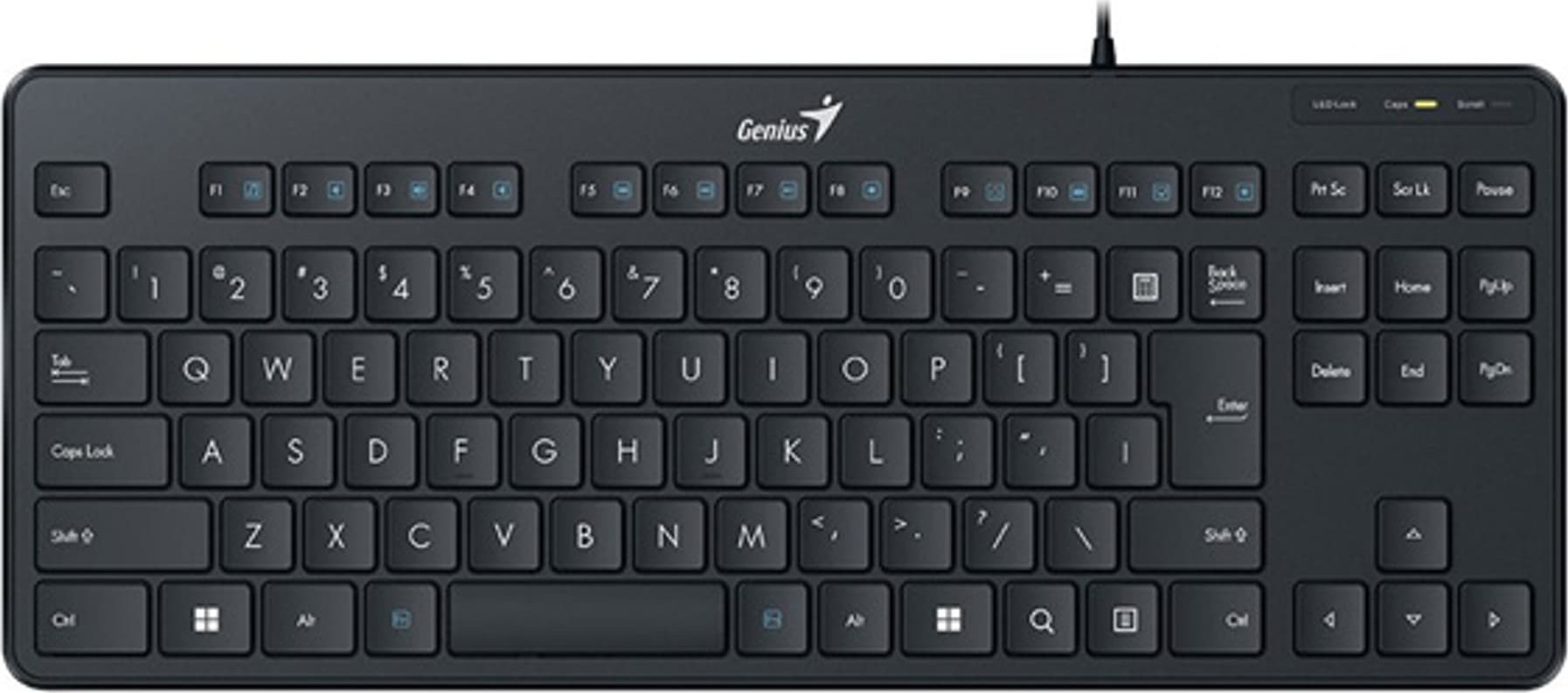 Kit Tastatura + Mouse - Tastatură + Mouse Genius Genius LuxeMate 110, tastatură CZ/SK, clasic, tip silentios cu fir (USB), negru, nu