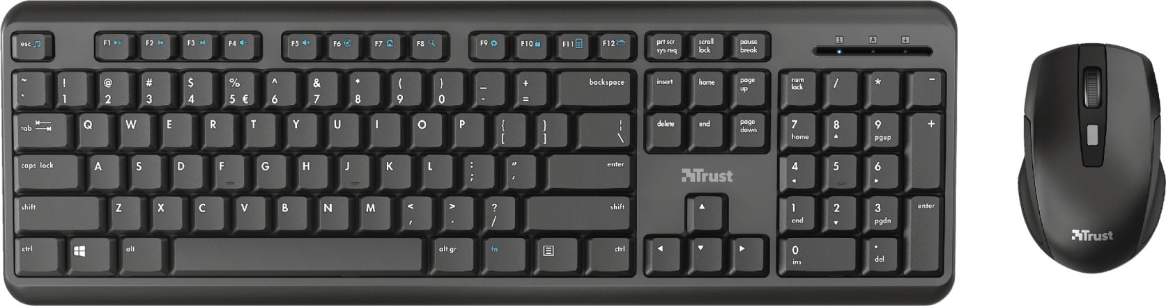 Tastatură + mouse Trust TKM-350 (24008)