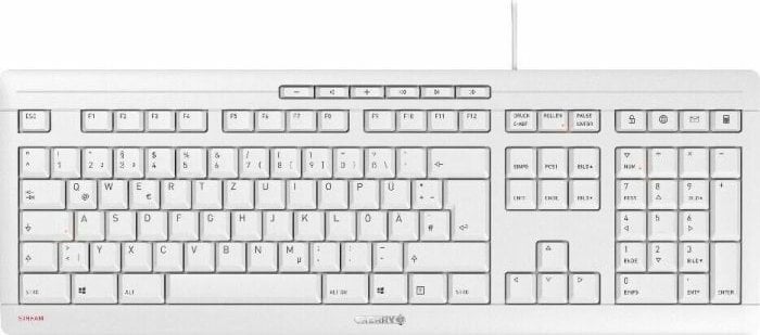 Tastatură Cherry CHERRY STREAM KEYBOARD Tastatură USB QWERTZ Cehă, Slovacă Gri