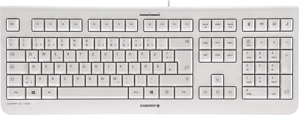 Tastatură Cherry KC 1000 cu fir gri FR (JK-0800FR-0)