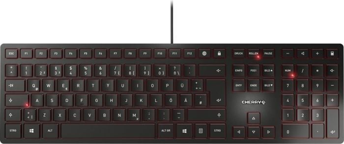 Tastatură Cherry KC 6000 SLIM cu fir Negru SUA (JK-1600EU-2)