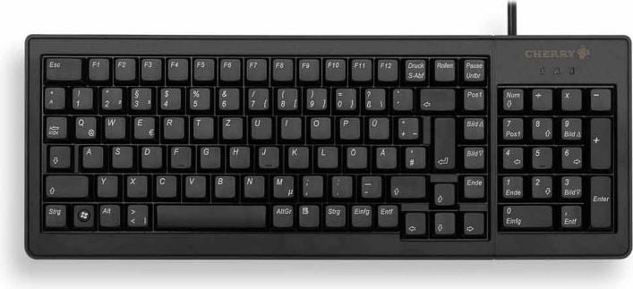 Tastatură completă Cherry XS cu fir negru SUA (G84-5200LCMEU-2)