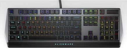 Tastatura Dell 545-BBCL, Alienware 510K, iluminata RGB, Cherry MX Red, mecanica, cu cablu, negru, EN