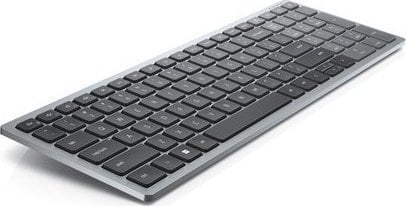 Tastatură Dell KB740 fără fir, SUA, 2,4 GHz, Bluetooth 5.0, Titan Grey