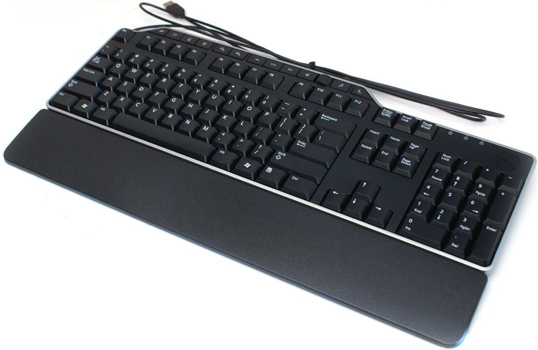 Tastatura Dell US-EURO Qwerty KB522, Multimedia, USB, Negru