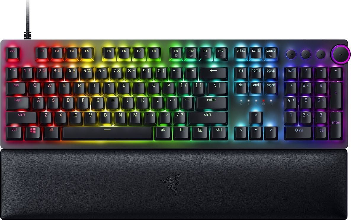 Tastatura gaming Huntsman V2, Razer, RGB, Negru