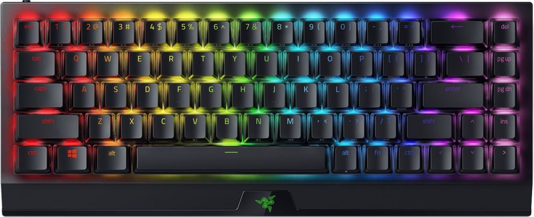 Tastatura gaming Razer RZ03-03892000-R3M1, BlackWidow V3 Mini, wireless, mecanica, iluminata RGB, US layout, negru