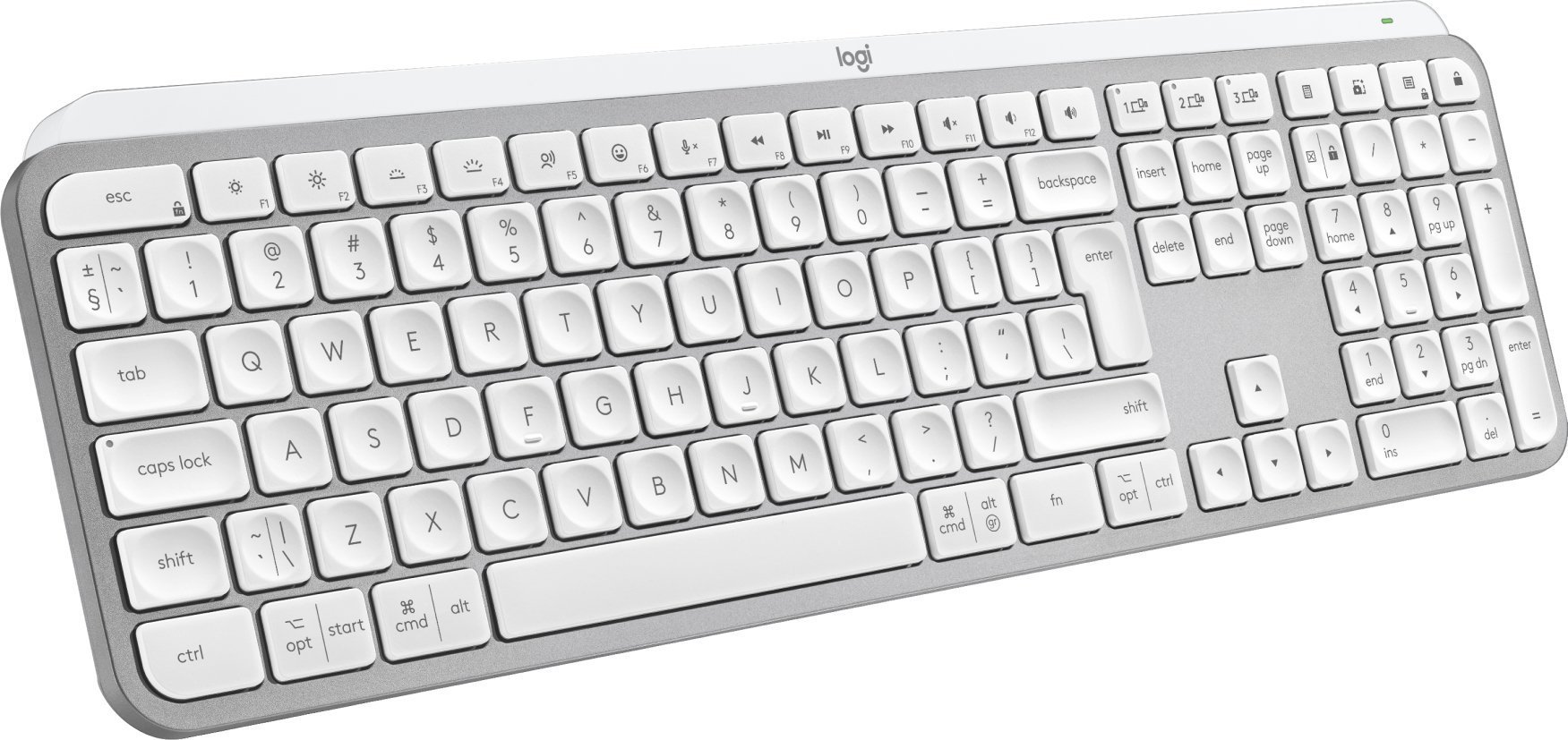 Tastatură Logitech MX Keys S Gri SUA (920-011588)