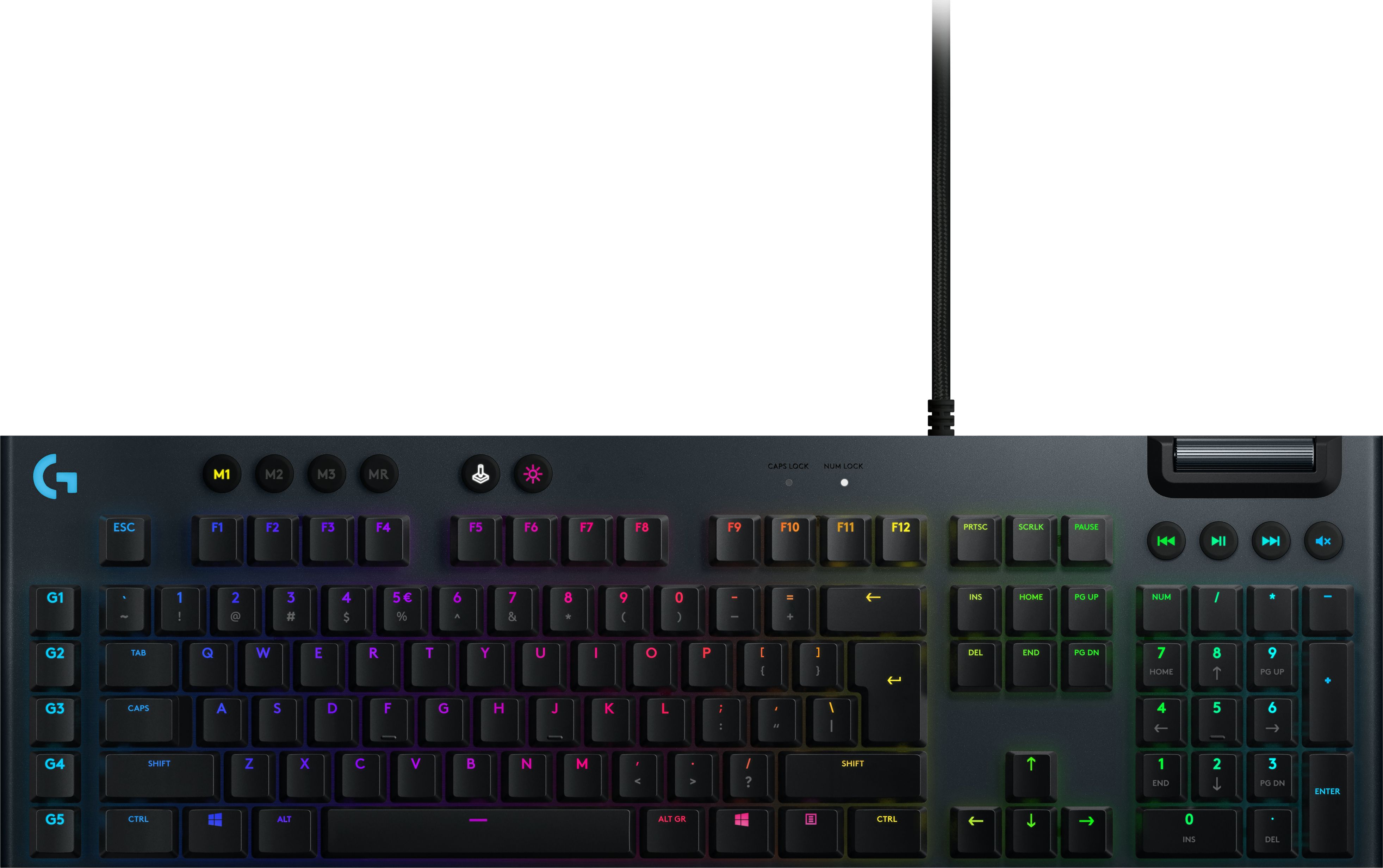 Tastatura mecanica gaming Logitech G815, Ultraslim, Lightsync RGB, Switch Liniar