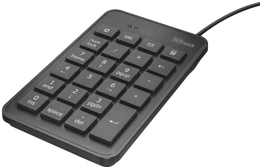 Tastatura numerica Trust Xalas, USB, Negru