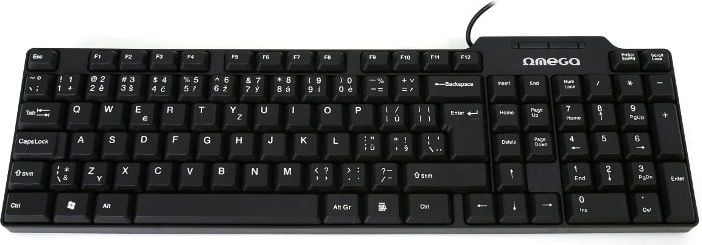 Tastaturi - Tastatură Omega OK-05 cu fir Negru CZ + SK (OK05TCZ)