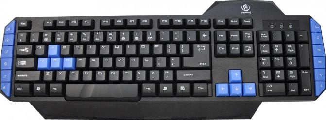 Tastatura Rebeltec WARRIOR gaming keyboard, USB Negru/Albastru