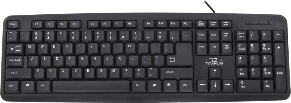 Tastaturi - Tastatura standard Titanum TK101, USB, 104 Taste, STANDARD