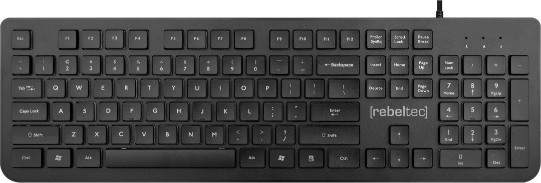 Tastaturi - Tastatură Tastatură USB de dimensiune completă Rebeltec Spiro