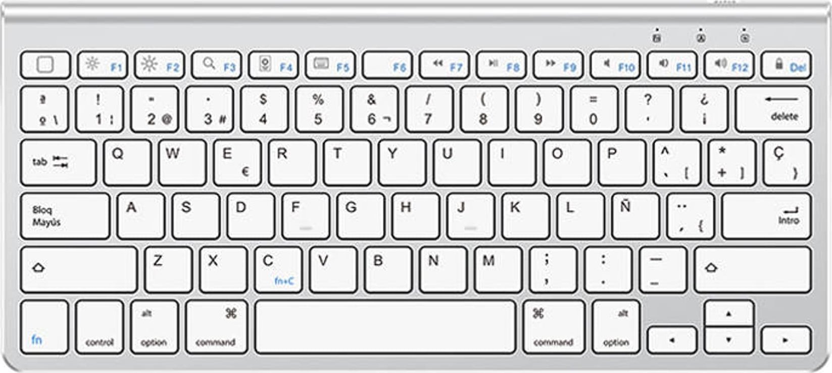 Tastatură wireless Omoton pentru iPad cu suport pentru tabletă Omoton KB088 (argintiu)