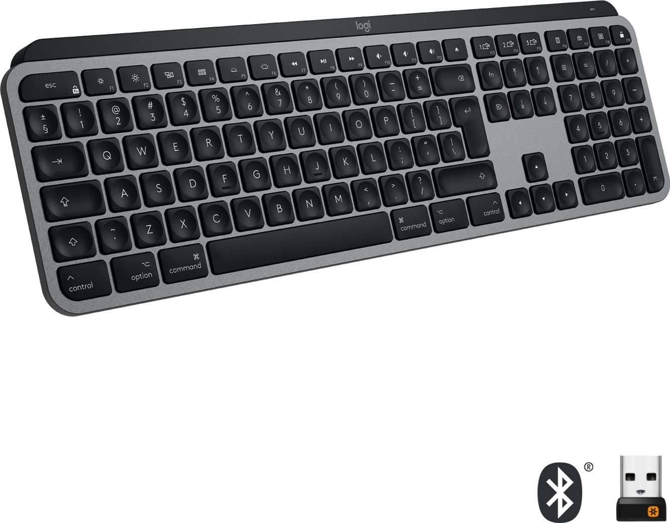 Taste Logitech MX pentru tastatură fără fir MAC Negru Grafit SUA (920-009558)