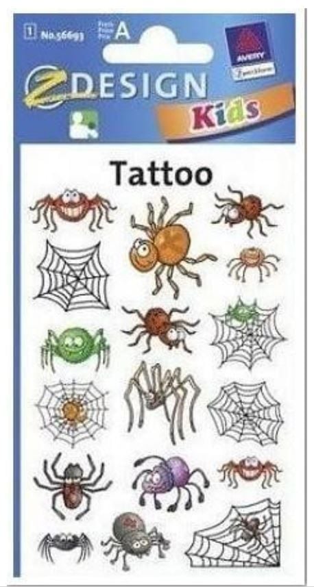 Tatuaje Avery Zweckform Spider (106703)