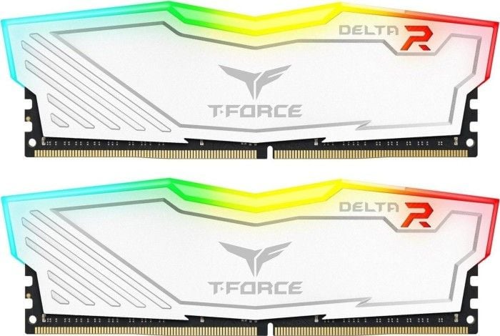 Memorie DDR4 TeamGroup T-Force Delta RGB TF4D432G3600HC18JDC01 32GB 3600MHz RGB Alba XMP 2.0