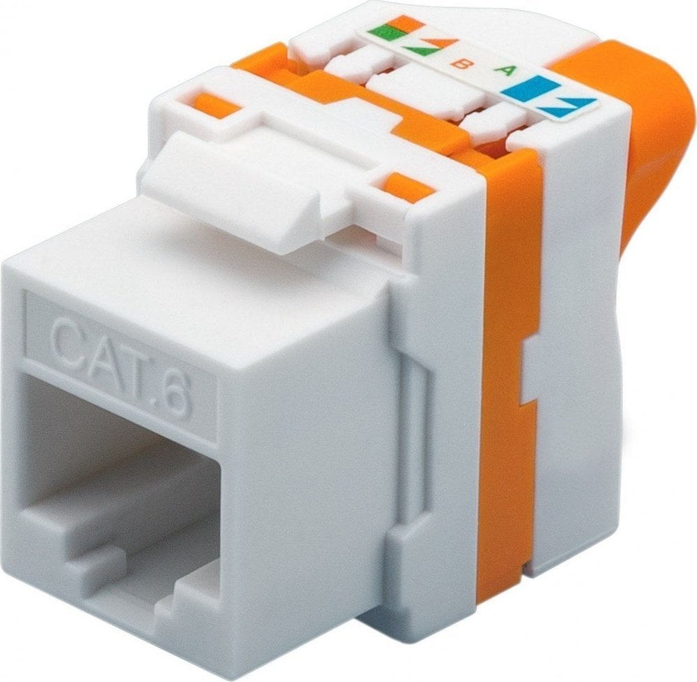 Techly Techly 028573 Keystone RJ45 UTP Cat6 cu autoblocare, pentru PoE