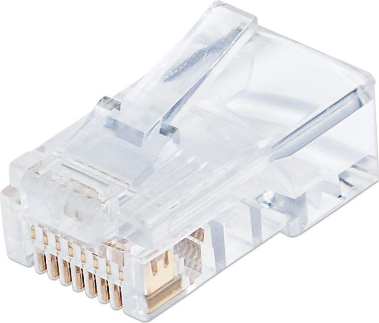 Cablu techly jack modular, RJ45, 8P8C, CAT.6 UTP, 100 unitati (028894)