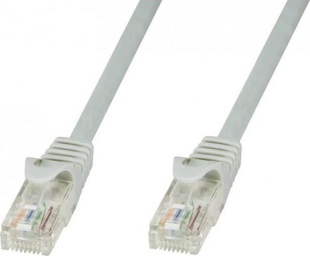 TechlyPro cablu de rețea RJ45 cablu de patch-uri UTP CAT5e 1.5m CCA gri