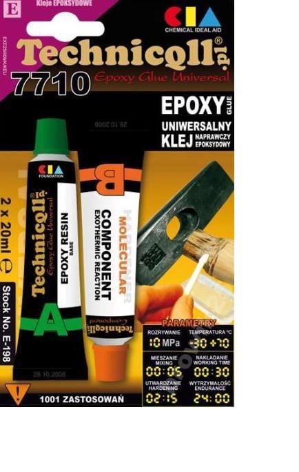 Adeziv epoxidic universal Technicqll 2x20ml E-198