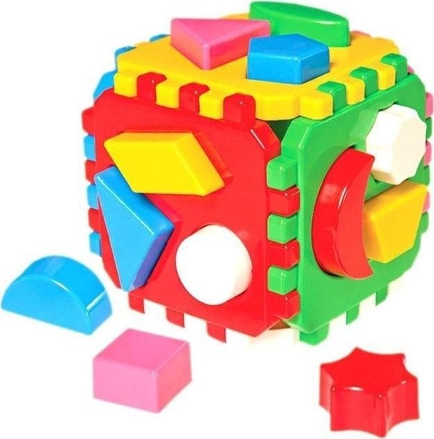 Cub potrivire pentru bebelusi, 24 forme multicolore, multicolor Technok Toys-0458